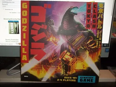 $18 • Buy Lot 409 - Godzilla  Boardgame / Strategy Game - NEW And UNOPENED