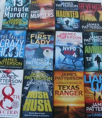 James Patterson Selection Of Hardback Books 👍👍👍👍ALEX CROSS + 1st EDITIONS • £2.50