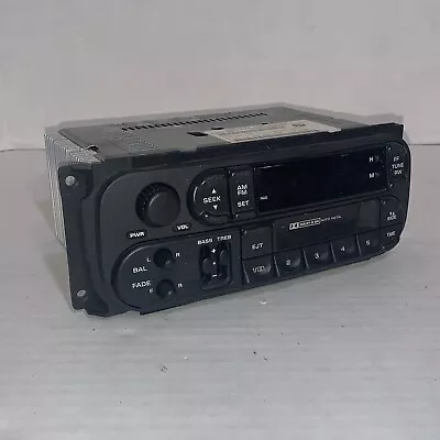 Chrysler Corporation Car Stereo And Cassette Player P56038931AB Mopar Untested • $27