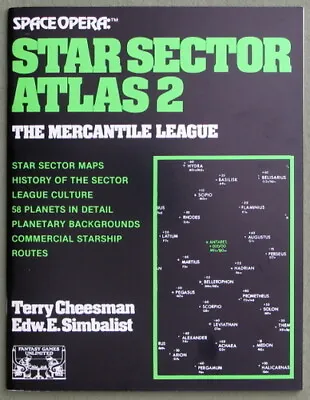 Star Sector Atlas 2 - The Mercantile League (Space Opera) FGU 7142 • $13