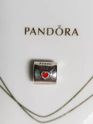 Genuine Pandora Silver ❤️  Enamel Love Letter  To My Love From Me Charm S925 ALE • £10