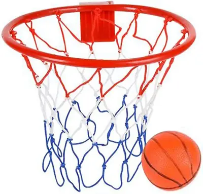 Over The Door Basketball Hoop Game - Includes 1 Mini Basketball And 1 Net Hoop  • $19.75