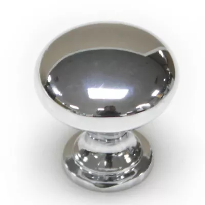 £24.99 • Buy 1-30x Chrome Solid Cabinet Door Knobs Drawer Wardrobe Cupboard Handles Kitchen