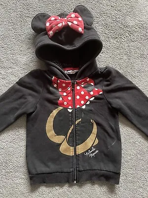Minnie Mouse Hoodie Age4-6 • £4