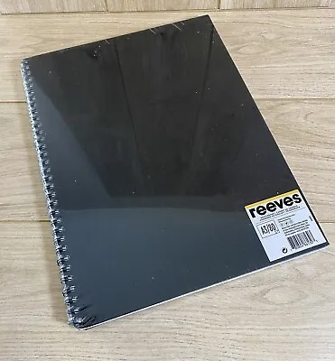 Reeves Hard Back Spiral Bound Sketch Book Drawing Pad Sketching Paper - Size A3 • £10.36
