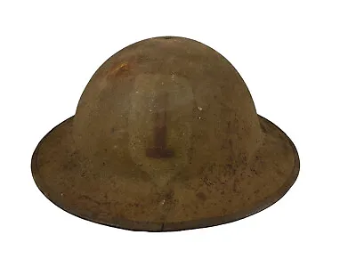 Wwi M1917 Combat Helmet W/ Painted 1st Infantry Division Patch § • $425