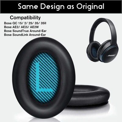 $7.25 • Buy Replacement Ear Pads Cushions For Bose QuietComfort 35 QC35 II QC25 QC15 AE2 AU