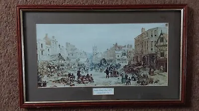 Art Print Dudley Market Place By Louise Rayner 1870 • £25