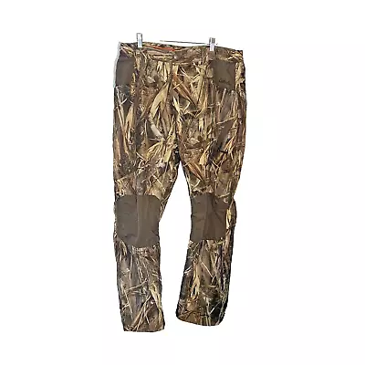 Cabela's Tru Timber Camo DRT Hunting Pants XL Fleece Lined Zip Ankles Pockets • $42.99