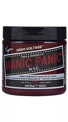 Manic Panic Semi-Permament Hair Color Cream 4oz (16 Infra Red) • $10.99