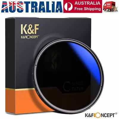 K&F Concept ND2 To ND400 Lens Filter Variable ND Filter 62/67/72/77/82mm Plate • $28.55