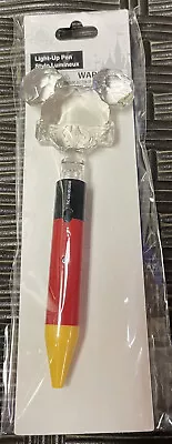 Disney Park 2021 Mickey Mouse Rainbow Light Up Pen New • $25.99