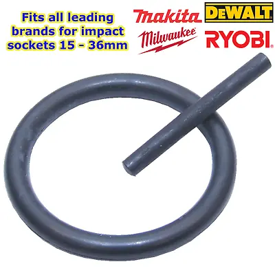 1 X Spare O Ring & Pin For Makita Dewalt Milwaukee Etc Impact Wrench Sockets • £3.50