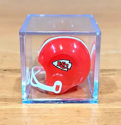 OPI NFL KANSAS CITY CHIEFS VTG NFL Mini Gumball Football Helmet & Display Box! • $5.15