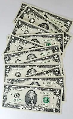✯UNCIRCULATED ** RARE Two Dollar Bills ✯ ** LOWEST PRICE ON SITE!! Save On Bulk! • $2.75