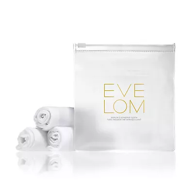 Eve Lom Muslin Cleansing Cloth - 3 Pack New ~Free Shipping~ • $19.99