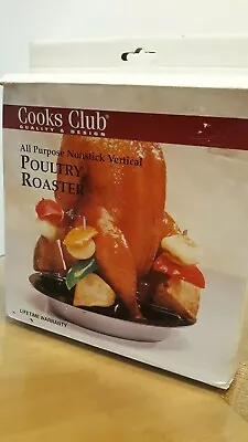 Cooks Club All Purpose Nonstick Vertical Poultry Roaster.  New. Open Box • $4