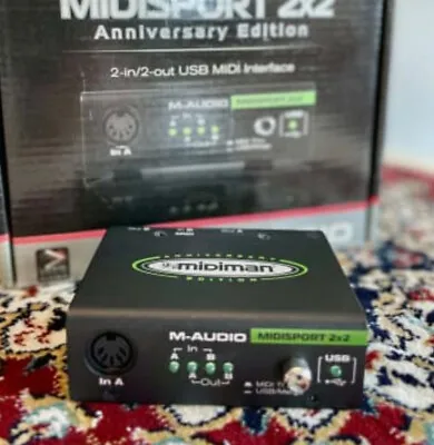 M-Audio MIDISPORT 2x2  Out USB MIDI Anniversary Edition Midiman • $70