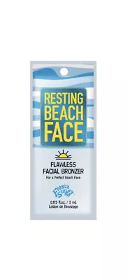 Fiesta Sun Resting Beach Face Flawless Facial Bronzer Sunbed Tanning Sachet • £1.50