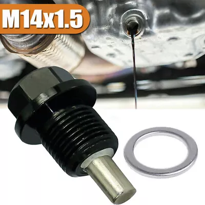 M14x1.5 Magnetic Car Engine Oil Drain Plug Nut Bolt Screws Sump Nut Accessories • $5.54