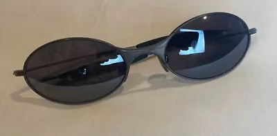 Oakley Vintage Rare E Wire Titanium Sunglasses 1990s Gray Lens • $250