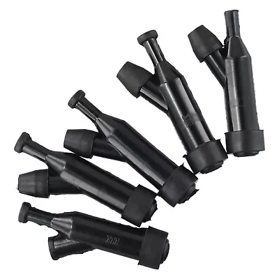 Lawn Mower Spark Plug Cap 5pcs Black Spare Repair Tool Outdoor Garden Set • £11.51