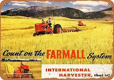 Metal Sign - 1946 International Harvester Farmalls - Vintage Look Reproduction • $25.46