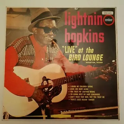 Vinyl Album Record Lightnin' Hopkins – Live At The Bird Lounge • £20