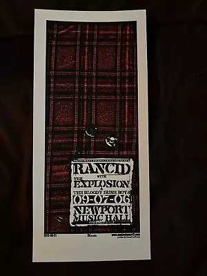 Rancid Handbill Poster By Mike Martin • $45