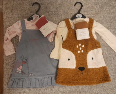 £1 • Buy Baby Girls Bnwot Dress Sets Outfits Clothes Bundle 6-9 Months Tights Bodysuits