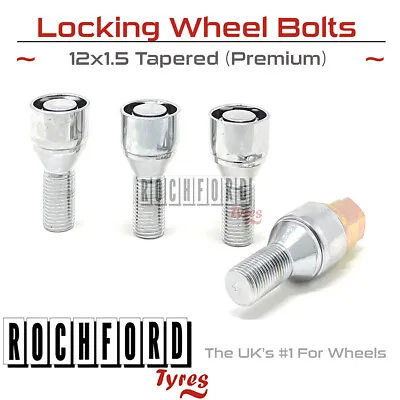 Premium Locking Wheel Bolts 12x1.5 Nuts Tapered For Daewoo Racer II 95-97 • $25.25