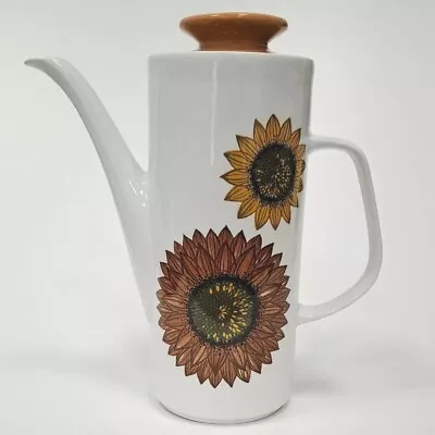 Vintage Coffee Pot By J & G Meakin Studio Retro 1960'S Floral Design (24cm Tall) • £9.99