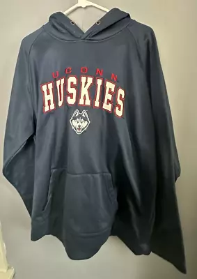 UConn Huskies Hoodie Mens 2XL Blue Pullover Sweatshirt Long Sleeve Colosseum • $20