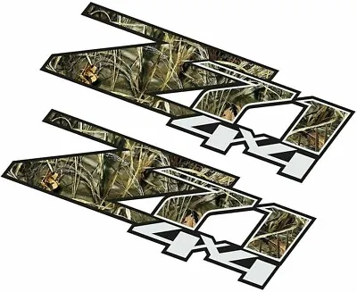 2x Z71 4x4 Decal Stickers Side For 07-13 Silverado 1500HD 2500 HD Realtree Camo • $18.99