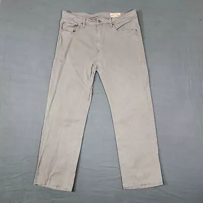 Orvis Five Pocket Mens Gray Pants Size 34x33 Stretch • $18