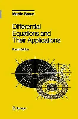 Differential Equations And Their Applications: - 9780387978949 Hardcover Braun • $51.90