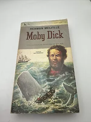 Moby Dick By Herman Melville Vtg. PB.  (Airmont 1964) VG Cond. • $7