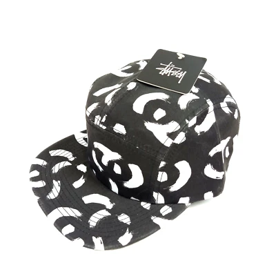£35 • Buy Stüssy Brush Link Camp Cap, Black, Adjustable