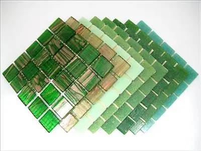 £9.75 • Buy Groovy Green Deluxe Blend 200 Mosaic Tile Mix . Vitreous Tessera