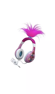 Trolls World Tour Poppy Kids Headphones Glow In The Dark Volume Limiting • $12