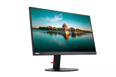 Lenovo 23.8” Wide QHD IPS Monitor ThinkVision P24h-10 Narrow Bezel Monitor Black • £85