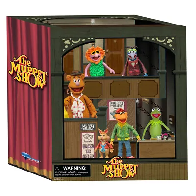 The Muppets Backstage Dlx Box Kermit Fozzie Gonzo Scooter Mahna Bean Bunny • $160.17