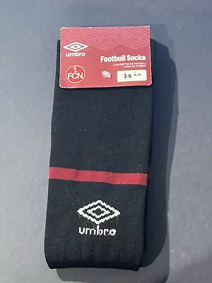 Fc Nurnberg  - Black Official 3rd Match Day Socks - Size (jnr 3-6) - Bnwt • £8.09