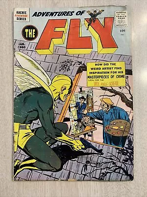 Adventures Of The Fly 4 Fr Ist Neal Adams Art Published In Comics! 1960 Powell • $50