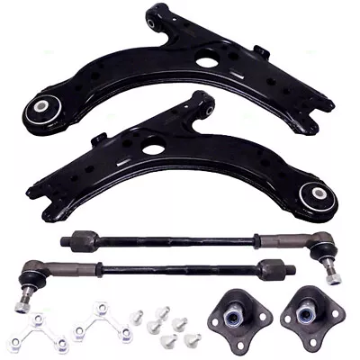 Pair Lower Front Control Arms Tie Rod & Ball Joints For VW GTI Golf Jetta Beetle • $85.10