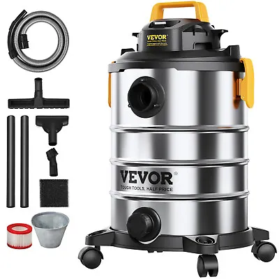 VEVOR Wet Dry Shop Vac Vacuum 8 Gallon 6 Peak HP Cleaner Hose Stainless Steel • $78.99