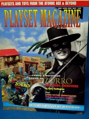 Playset Magazine #8 Marx Zorro Playsets+ Vintage Memorabilia By Other Companies • $12