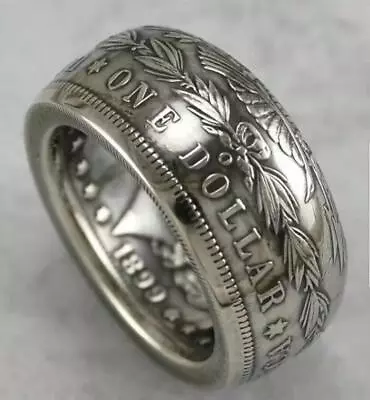 Morgan Dollar Coin Ring U Pick Size Artisan Handcrafted 90% Silver • $67.92