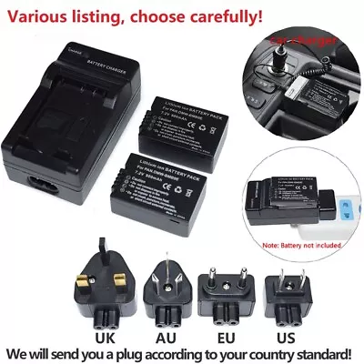 DMW-BMB9 Battery Or Charger For Panasonic Lumix DC-FZ80 DMC-FZ40K FZ45K FZ47K • £32.39