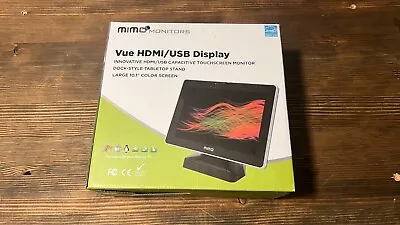 Mimo Vue Capture 10.1   HD  1280 X 800 - IPS Touchscreen Monitor Black • $65